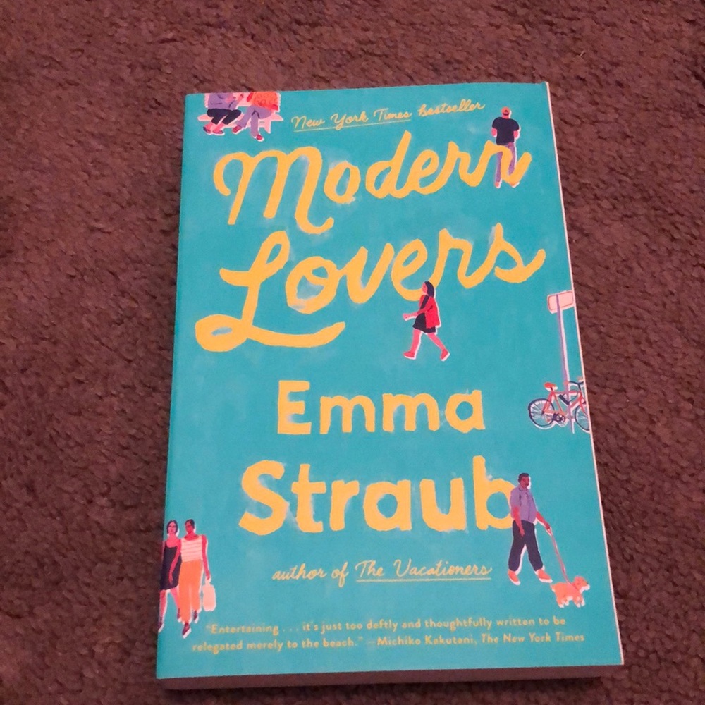 Modern Lovers by Emma Straub - Teal Cover
